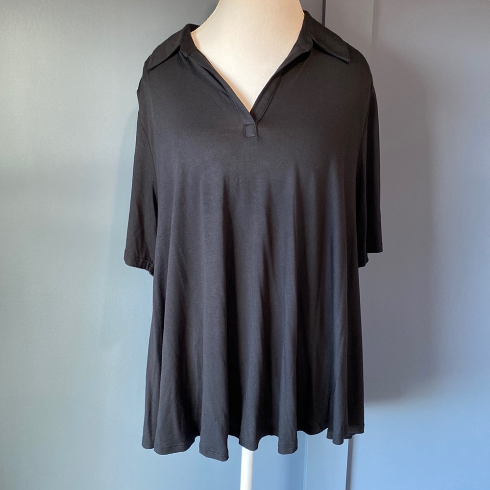 Lane Bryant 18/20 Black Blouse